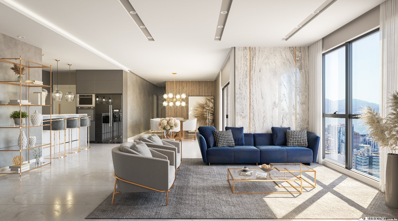 Apartamento com 3 suítes no Edifício Cosmopolitan Residence na Meia Praia em Itapema