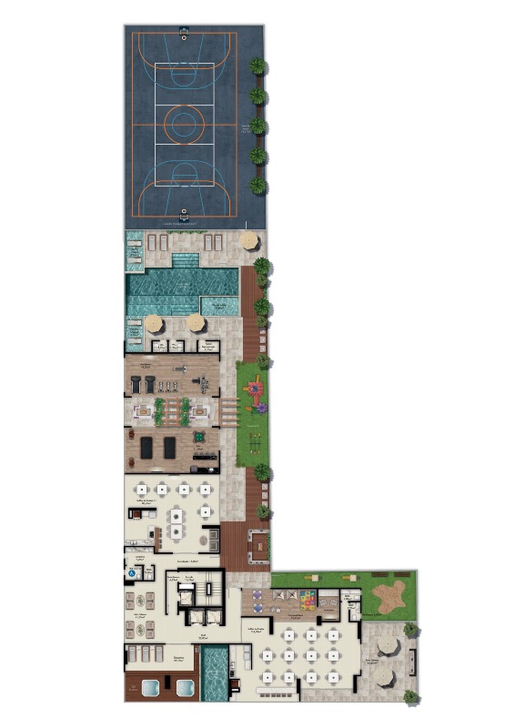 Foto do imóvel Apartamento no Edifício Cosmopolitan Residence com 03 suítes em Meia Praia, Itapema/SC.