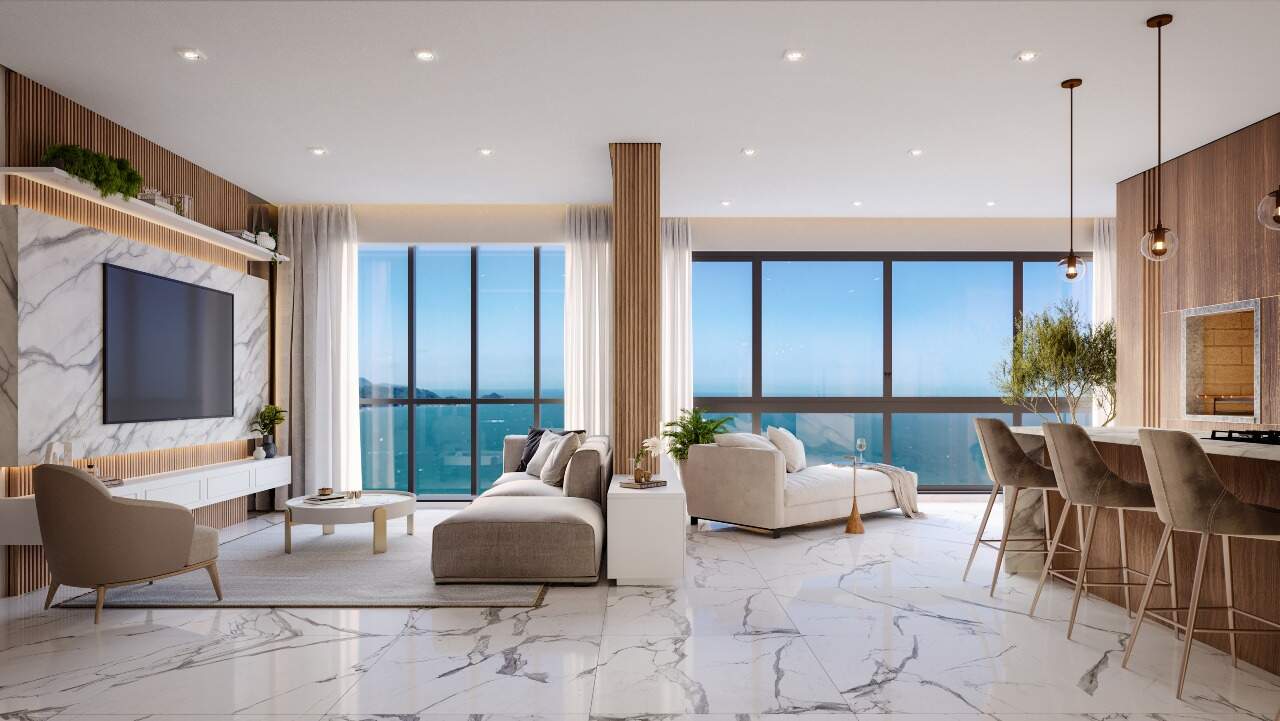 Foto do imóvel Apartamento de 4 suítes no Villa Maiorca – 190m² em Meia Praia, Itapema