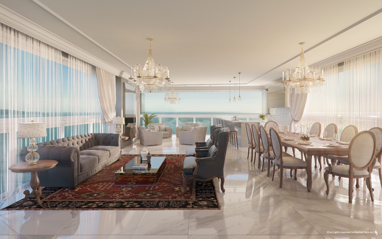 Foto do imóvel Apartamento 4 Suítes no Palácio Triunfo Residences na Meia Praia Itapema