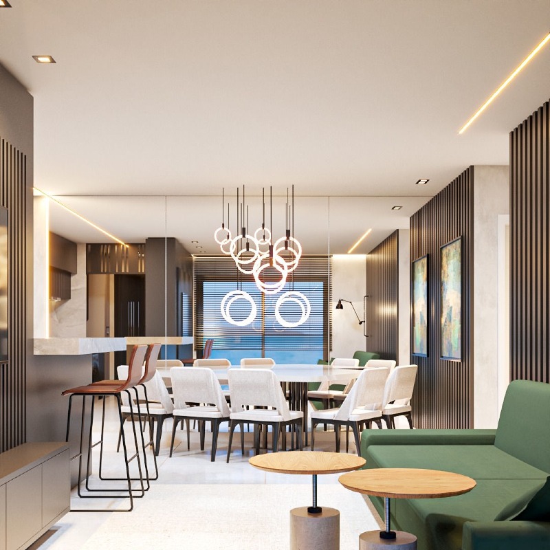Apartamento com 3 Suítes no Diamond Hill Residence em Balneário Perequê, Porto Belo