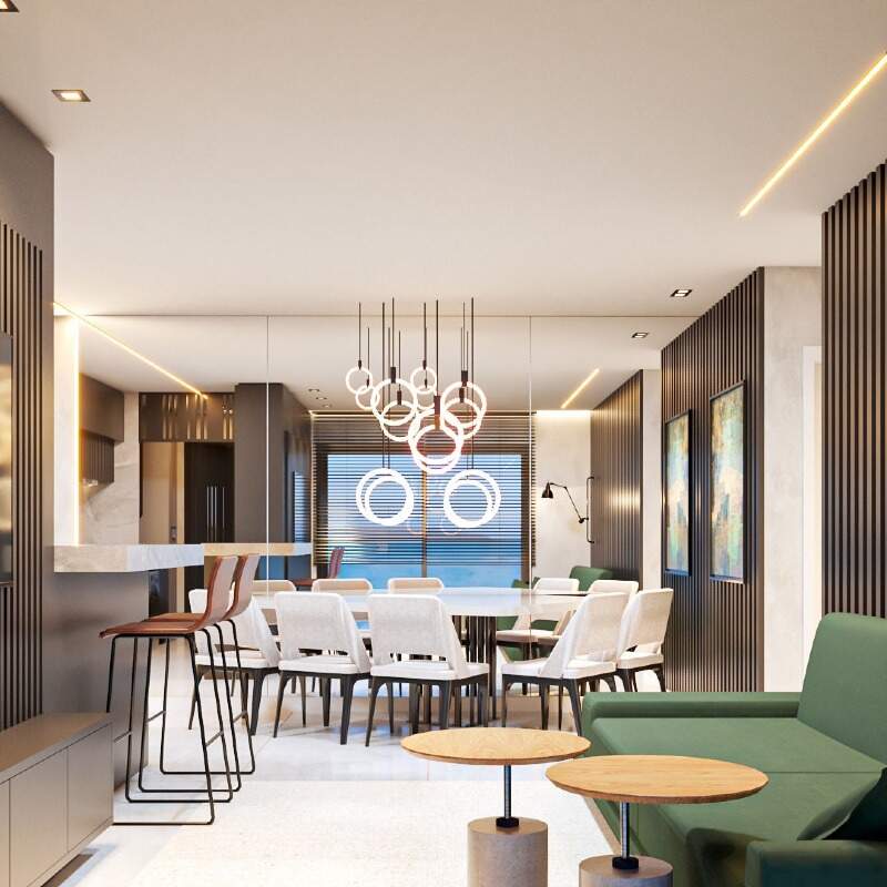 Foto do imóvel Apartamento 2 suítes Edifício Diamond Hill Residence Balneário Perequê Porto Belo