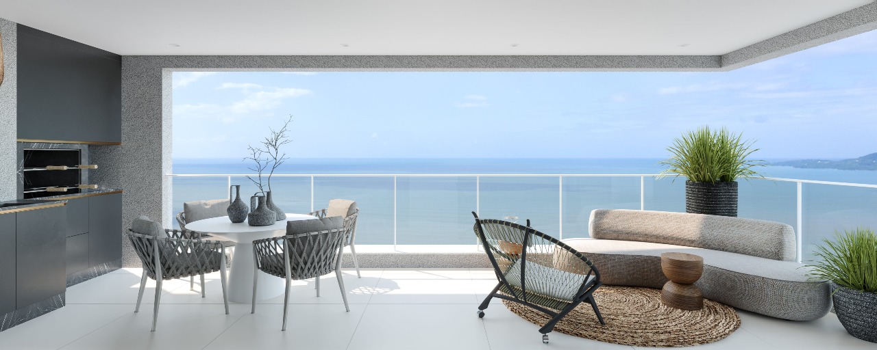 Apartamento 3 suítes no Edifício L’atelier Concept Homes na Meia Praia em Itapema