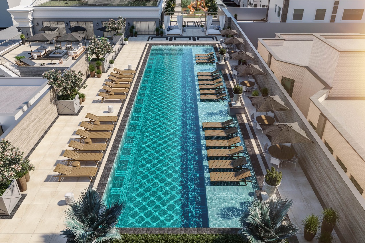Foto do imóvel Apartamento à venda no Edifício L'atelier Concept Homes com 04 suítes 213,72 m² privativos, frente mar, em Meia Praia, Itapema/SC.