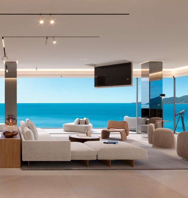 Foto do imóvel Apartamento 4 suítes frente mar no Edifício Edify One em Meia Praia Itapema
