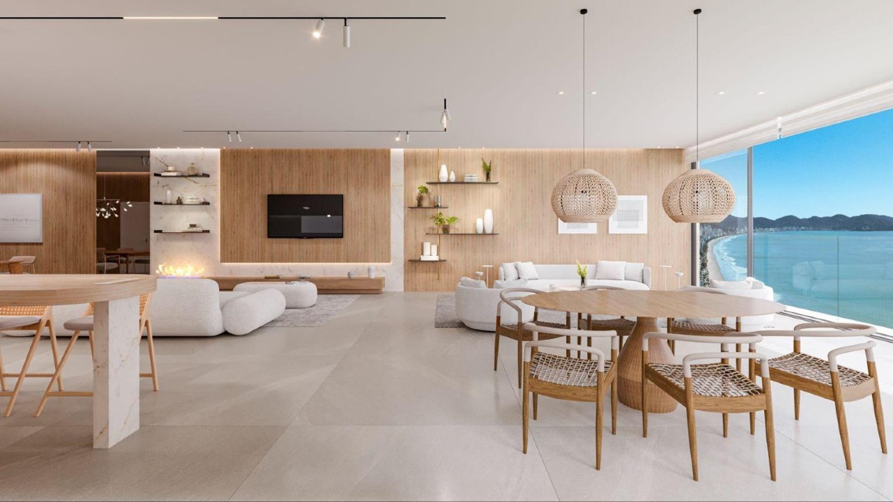 Foto do imóvel Apartamento 4 suítes frente mar no Edifício Edify One em Meia Praia Itapema