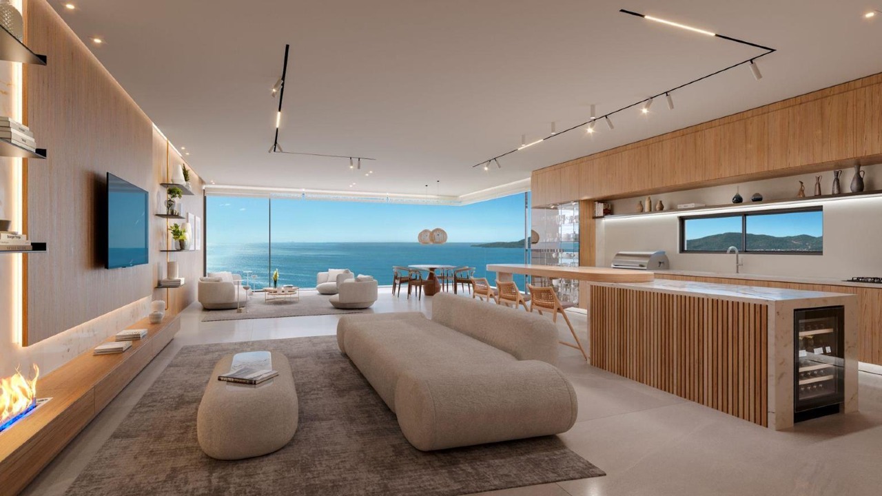 Foto do imóvel Apartamento 4 suítes frente mar no Edifício Edify One em Meia Praia Itapema
