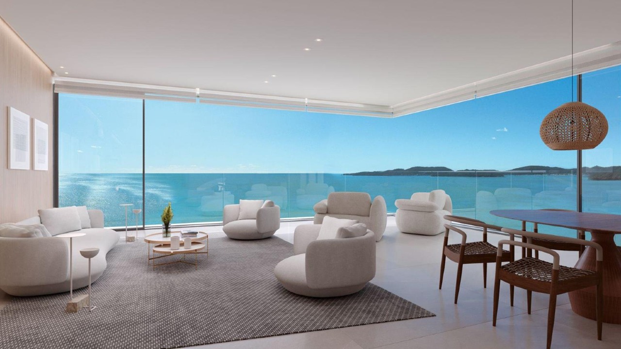 Foto do imóvel Apartamento 4 suítes frente mar no Edifício Edify One em Meia Praia Itapema