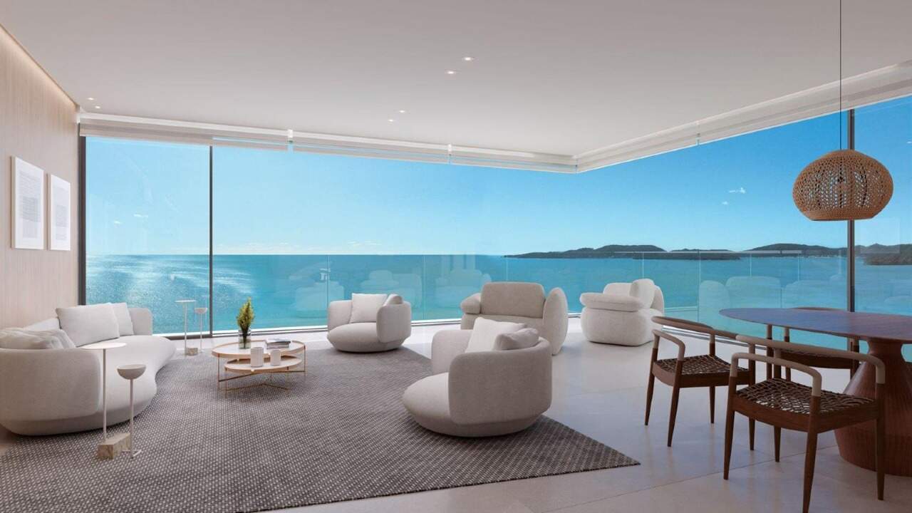 Foto do imóvel Apartamento 5 suítes frente mar no Edifício Edify One em Meia Praia Itapema