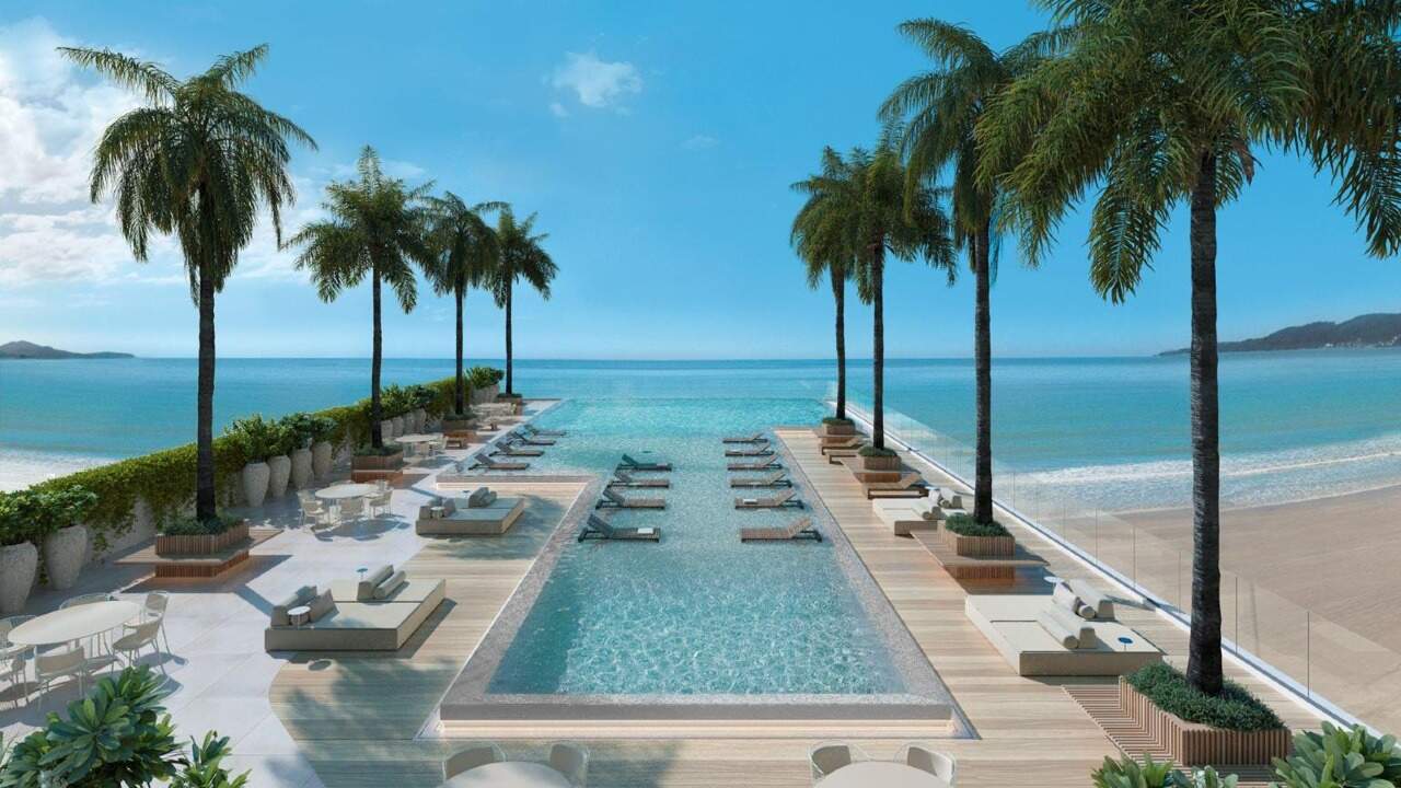 Foto do imóvel Apartamento 5 suítes frente mar no Edifício Edify One em Meia Praia Itapema