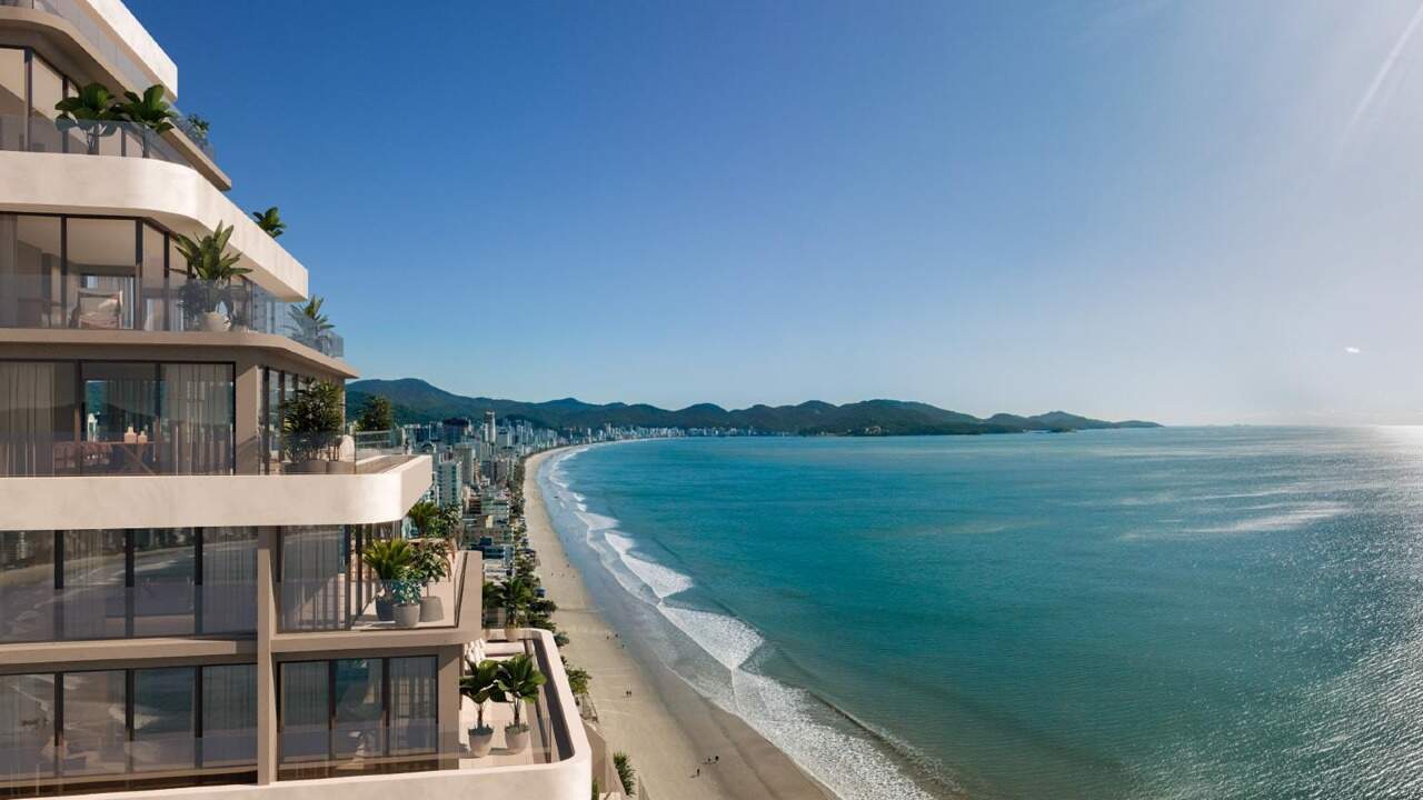 Foto do imóvel Apartamento 5 suítes frente mar no Edifício Edify One em Meia Praia Itapema