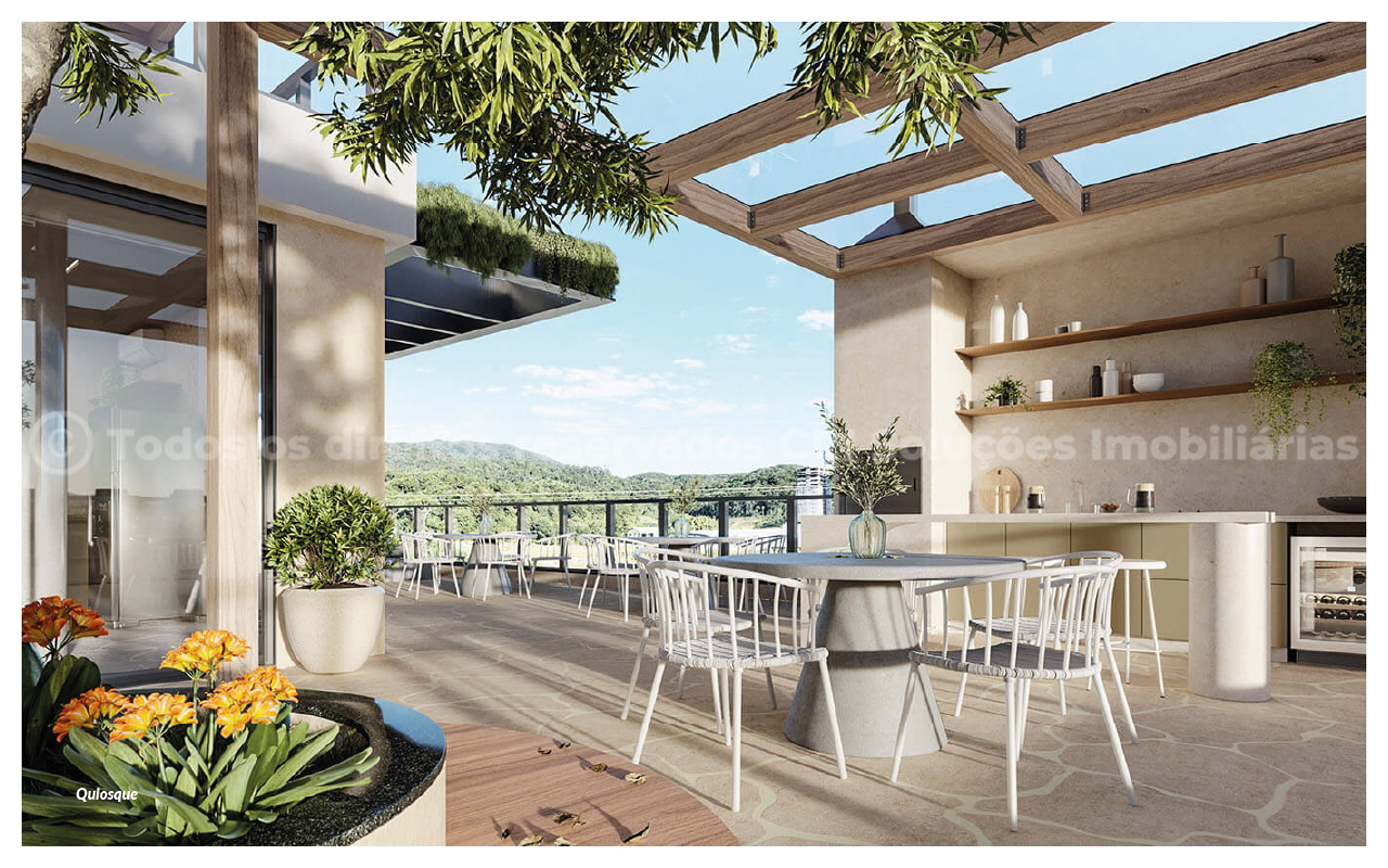 Foto do imóvel Apartamento com 2 dormitórios no Edifício Pantai, Praia Brava Itajaí – Entrega em outubro de 2026