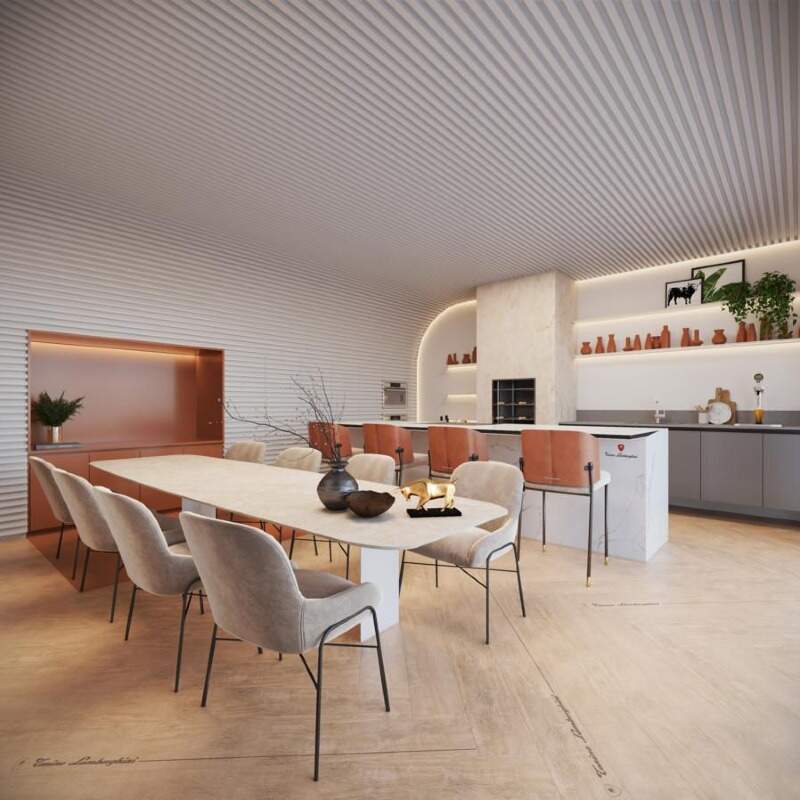 Foto do imóvel Apartamento de 4 suítes e 4 vagas de garagem privativas no Tonino Lamborghini Residences em Balneário Camboriú