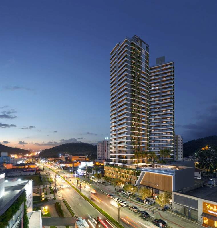 Apartamento 3 dormitórios no Artefacto Towers by CK na Praia Brava em Itajaí