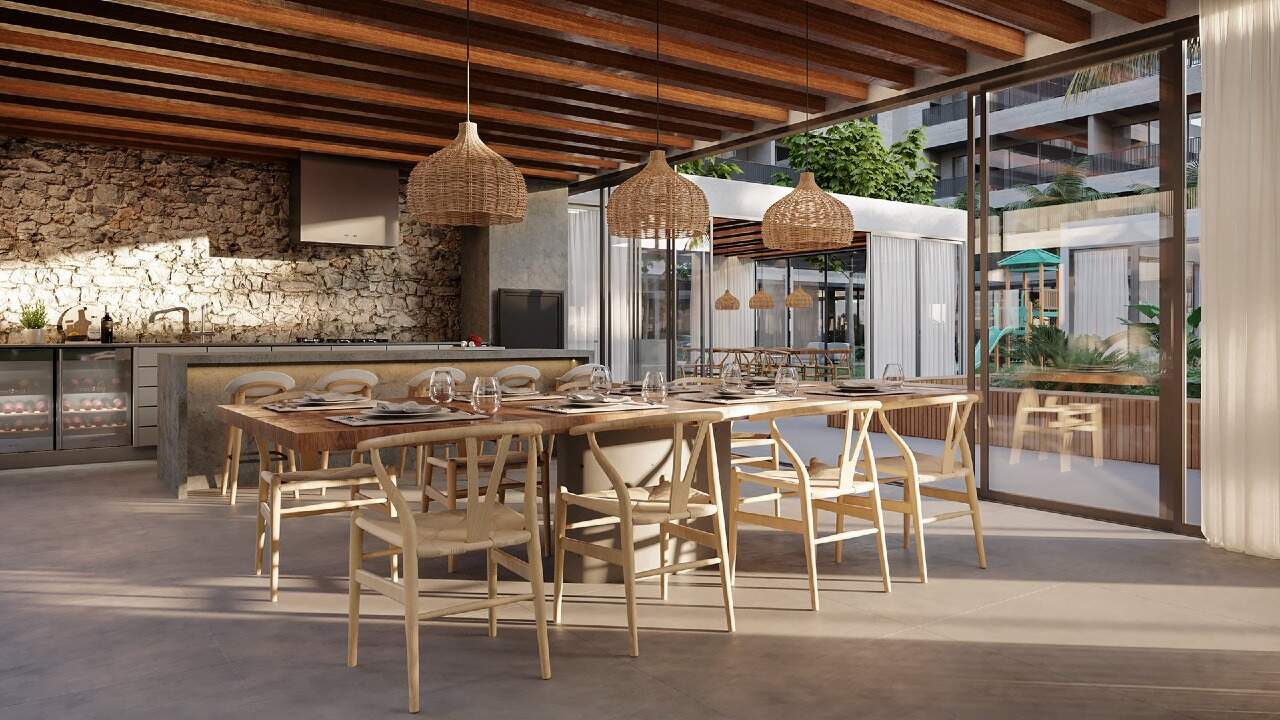 Foto do imóvel Duplex com 1 Suíte e Piscina no Edifício Vértice no Vivapark em Porto Belo 