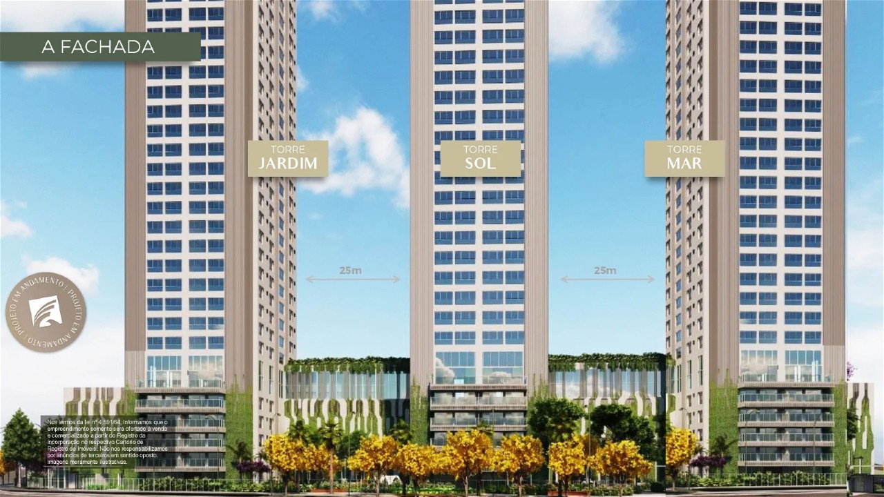 Foto do imóvel Apartamento na Planta com 03 suítes á venda no Edifício Garden Park em Balneário Camboriú