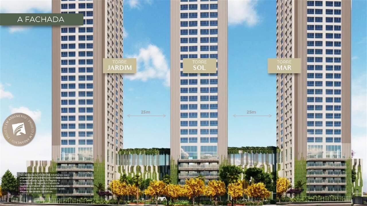 Foto do imóvel Apartamento com 03 Dormitórios na Planta á venda no Edifício Garden Park em Balneário Camboriú