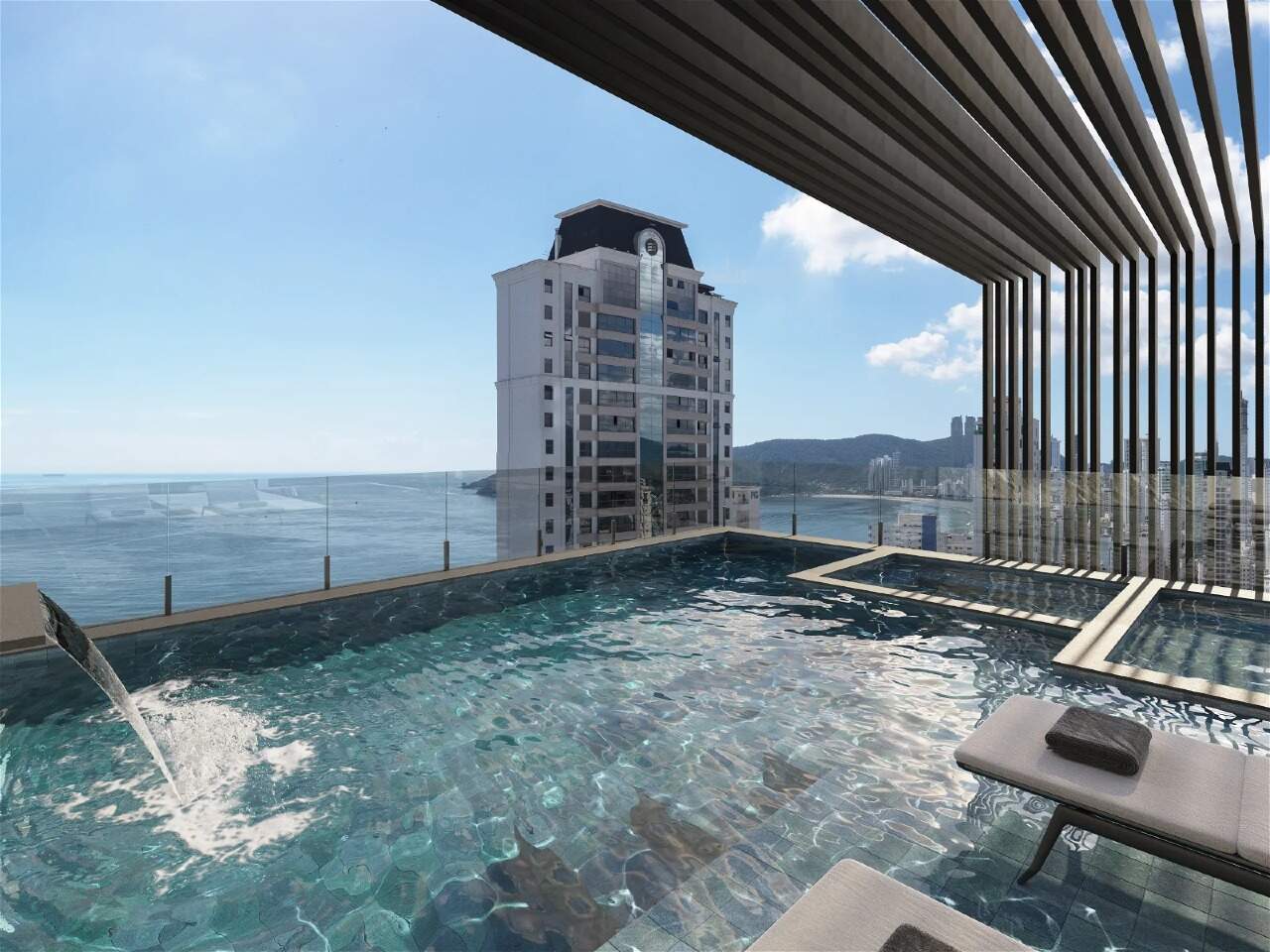 Foto do imóvel Apartamento Duplex na Planta de 04 Suítes á venda no Edifício Línea Living Concept em Balneário Camboriú
