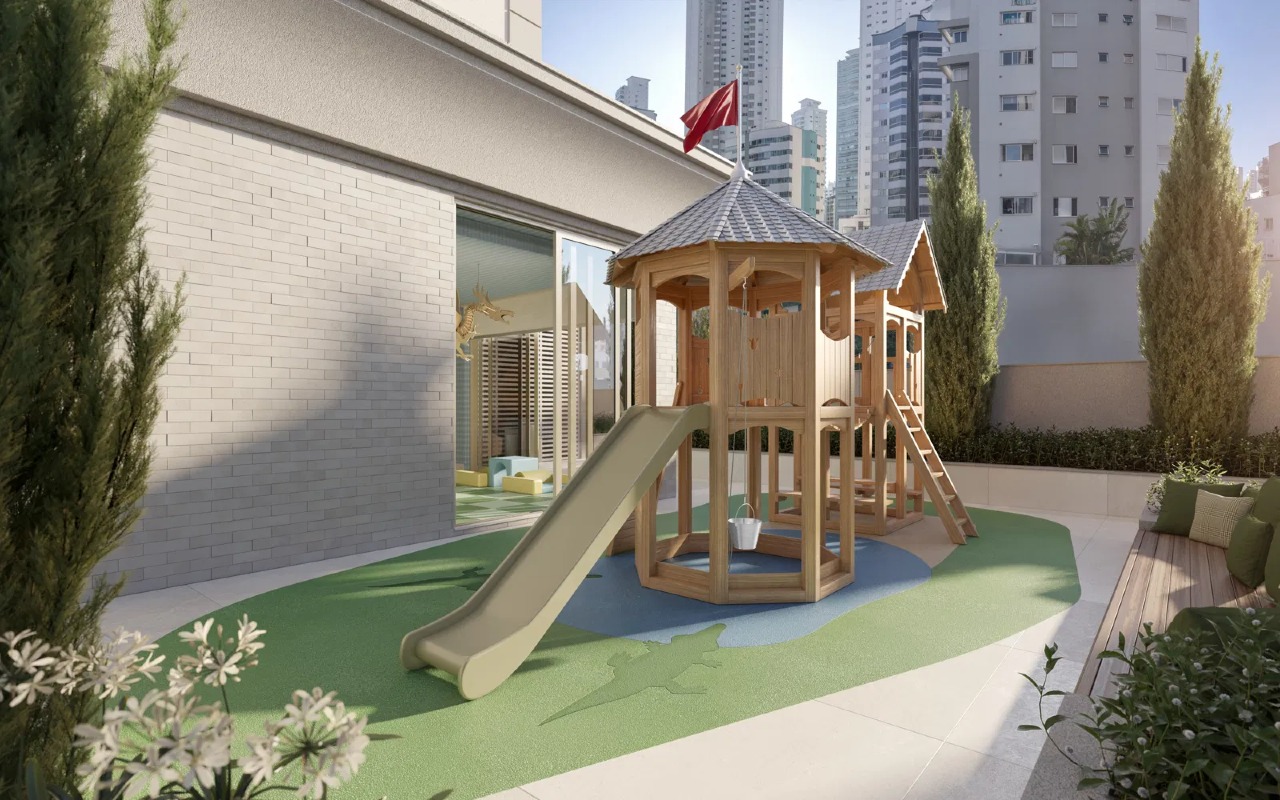 Foto do imóvel Apartamento no Gales Village com 3 suítes e lazer completo – Centro de Balneário Camboriú