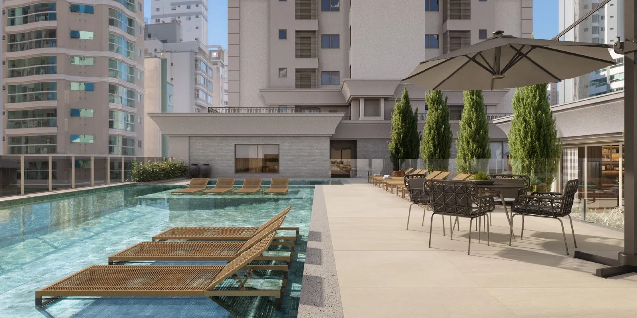 Foto do imóvel Apartamento no Gales Village com 3 suítes e lazer completo – Centro de Balneário Camboriú