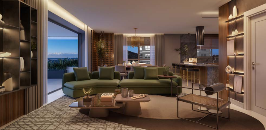 Foto do imóvel Apartamento Frente Mar á venda com 04 suítes no Edifício Hyde em Balneário Camboriú