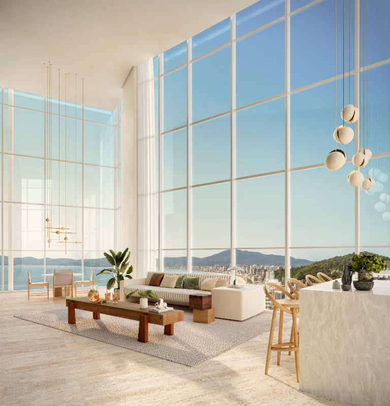 Apartamento com 4 suítes no Sunstar Ocean Tower no Centro em Itapema