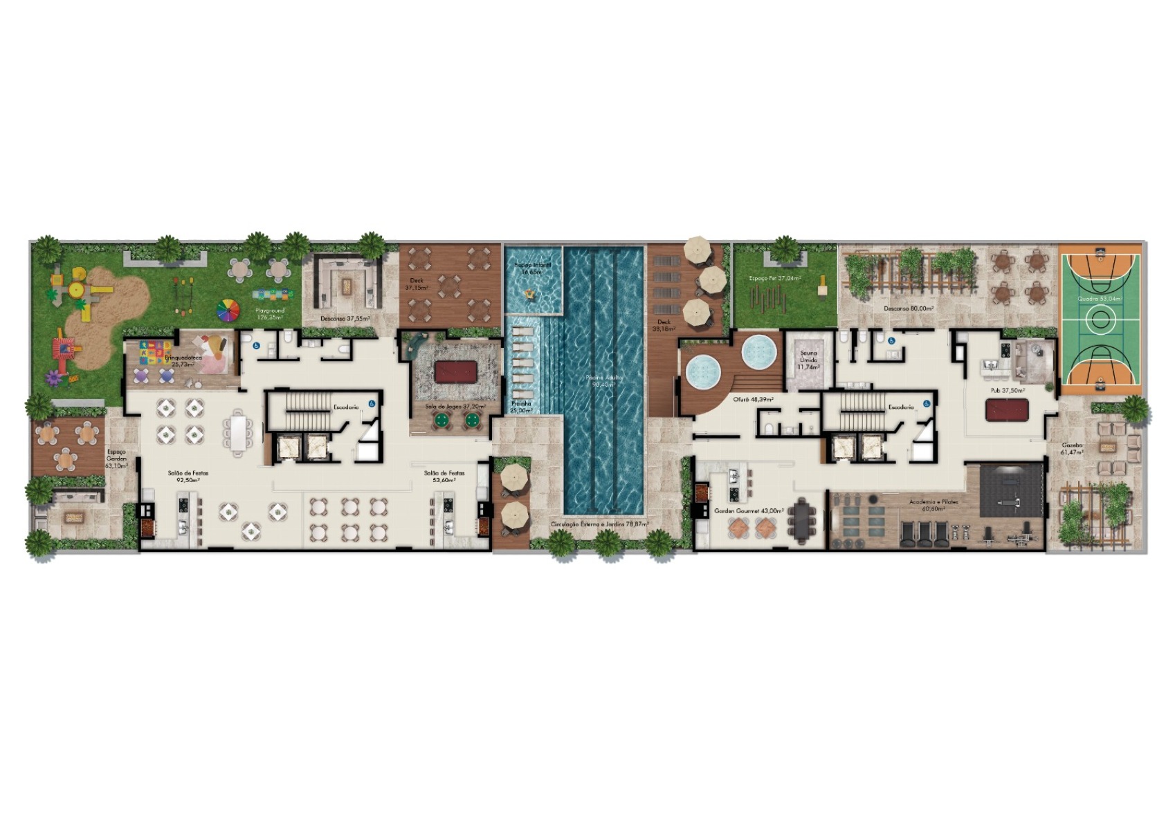 Apartamento com 4 suítes no Edifício Imperia Del Mare na Meia Praia em Itapema - Planta