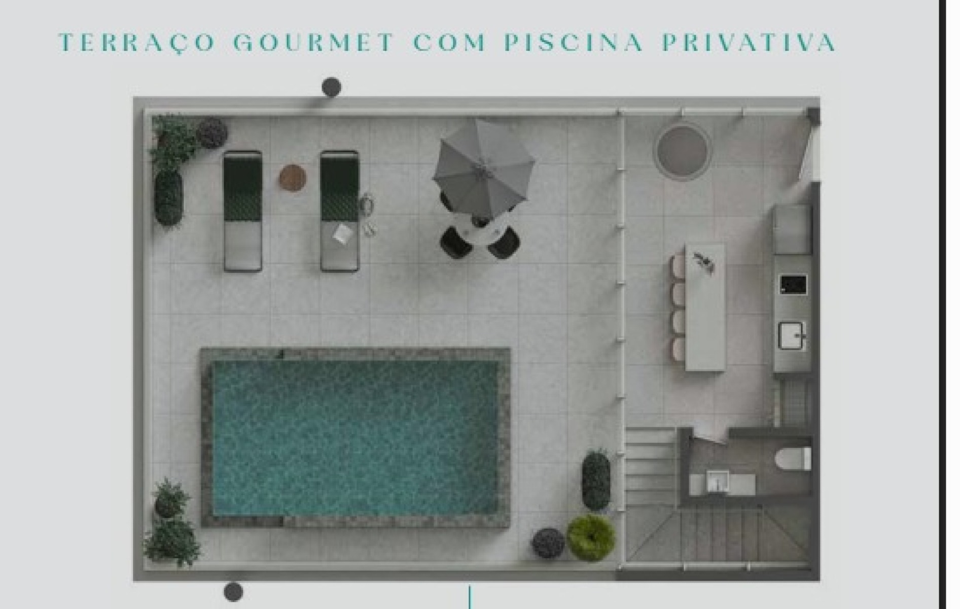 Cobertura Triplex com 04 suítes no Sense na Praia Brava, Itajaí - Planta