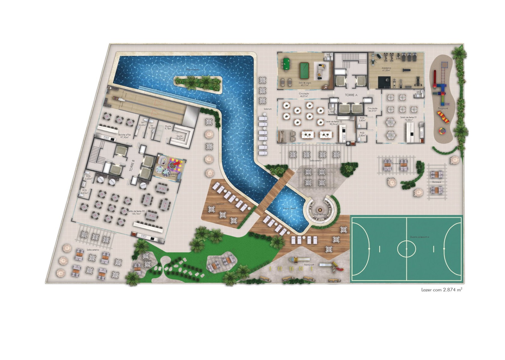 Apartamento no Place D'Marselha com 03 suítes no Centro de Itapema - Planta