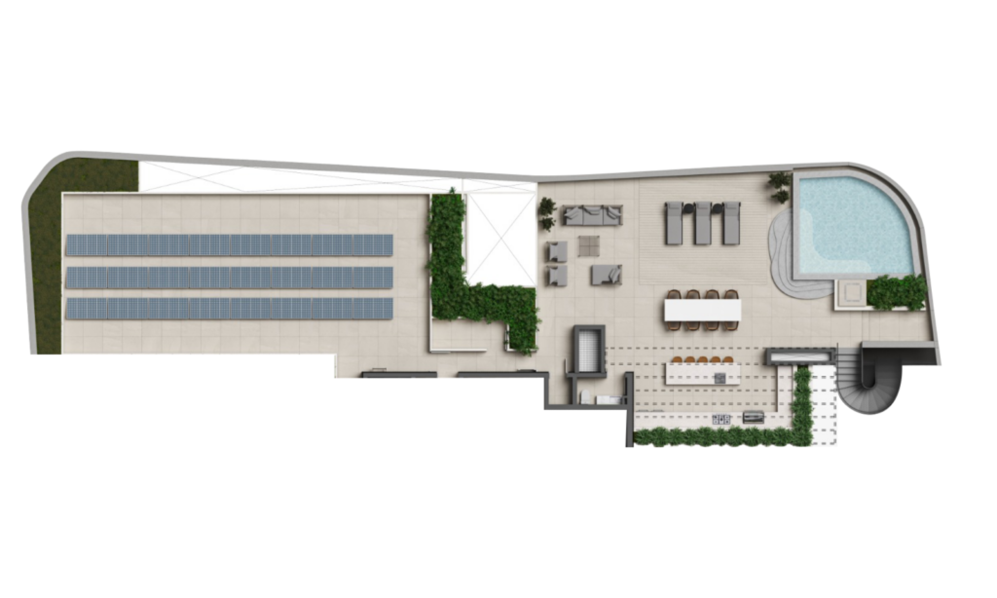 Apartamento Duplex com 4 suítes Edifício Ená na Praia do Estaleiro em Balneário Camboriú - Planta