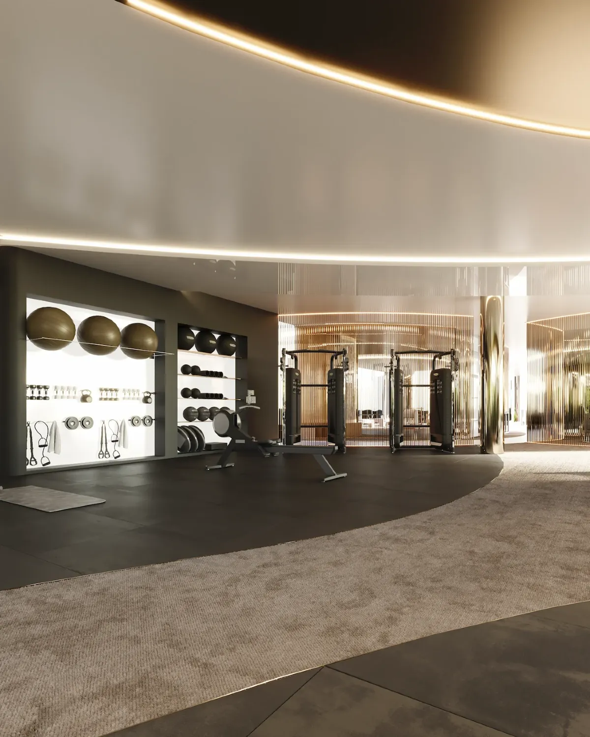 Cobertura na planta com 4 suítes no Edifício Atmosphere Spa Home Club na Praia Brava em Itajaí - Planta