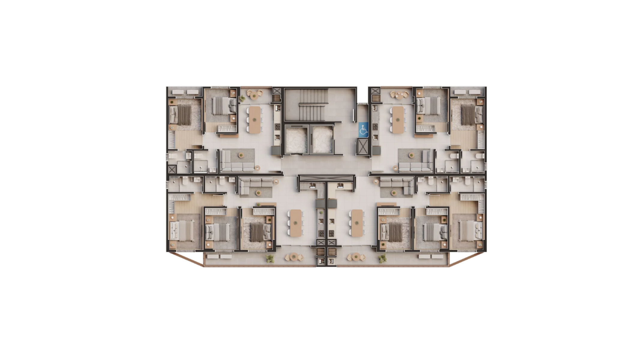 Apartamento com 3 Quartos no Seventy no Bairro Fazenda em Itajaí - Planta