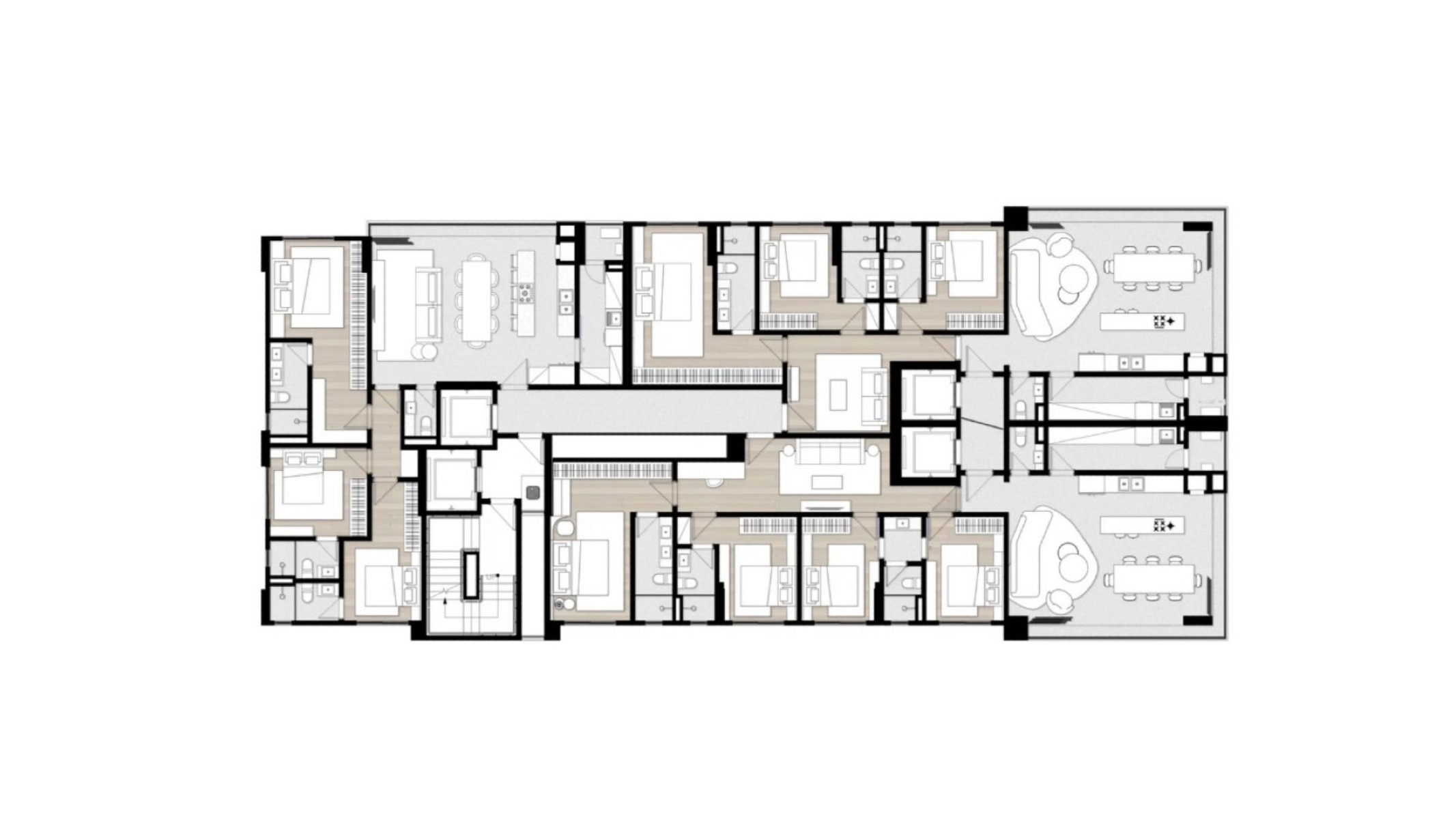 Apartamento com 3 suítes no Edifício Veredas no bairro Fazenda em Itajaí - Planta